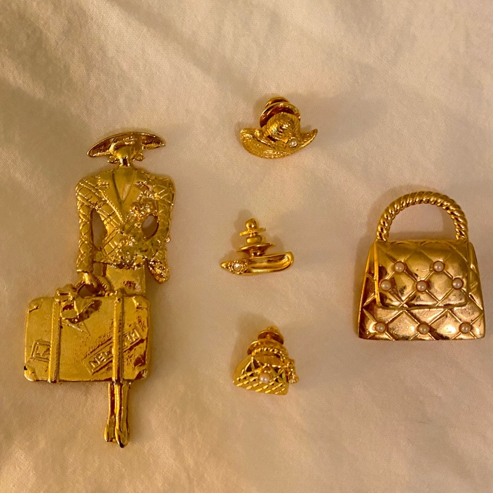 Vintage fashion pins